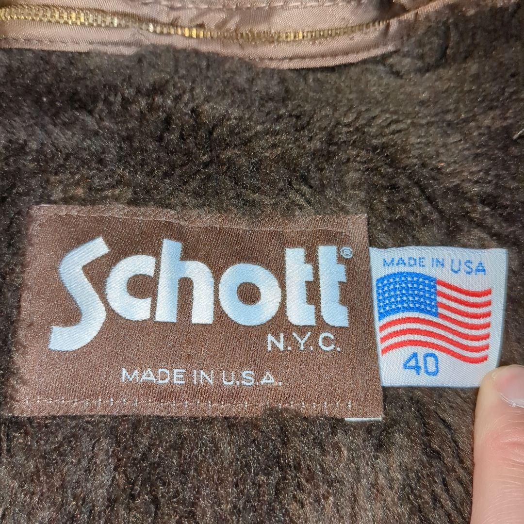 SCHOTT G-1 フライトジャケット 40サイズ 山羊革 【ショット レザージャケット】