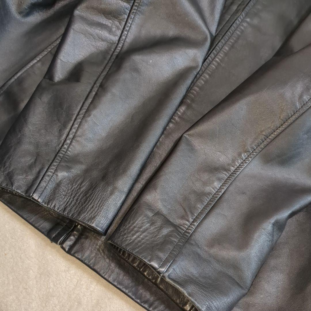 OLD GAP レザートラックジャケット 牛革 Lサイズ 【ギャップ レザージャケット】