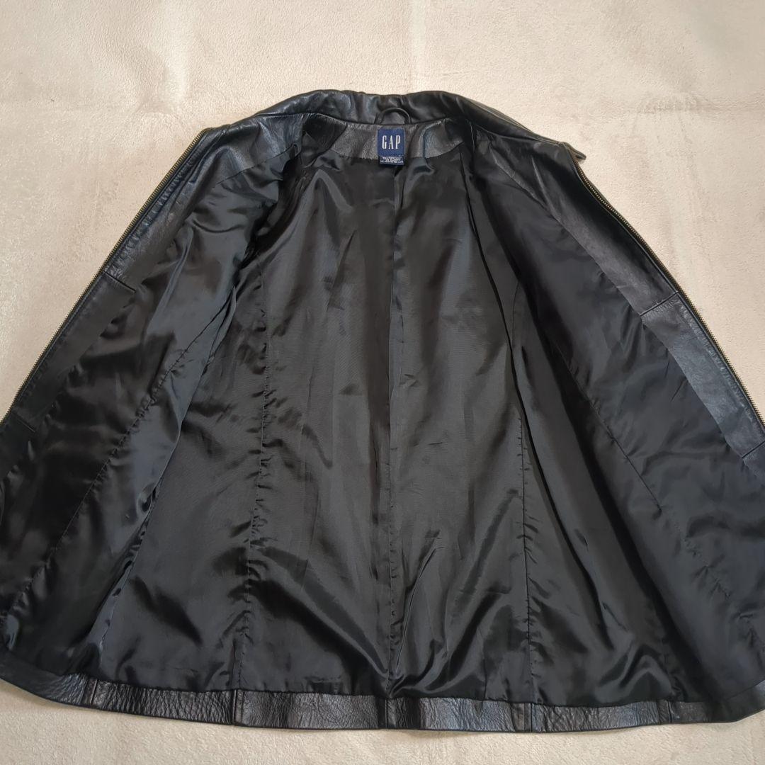OLD GAP レザートラックジャケット 牛革 Lサイズ 【ギャップ レザージャケット】