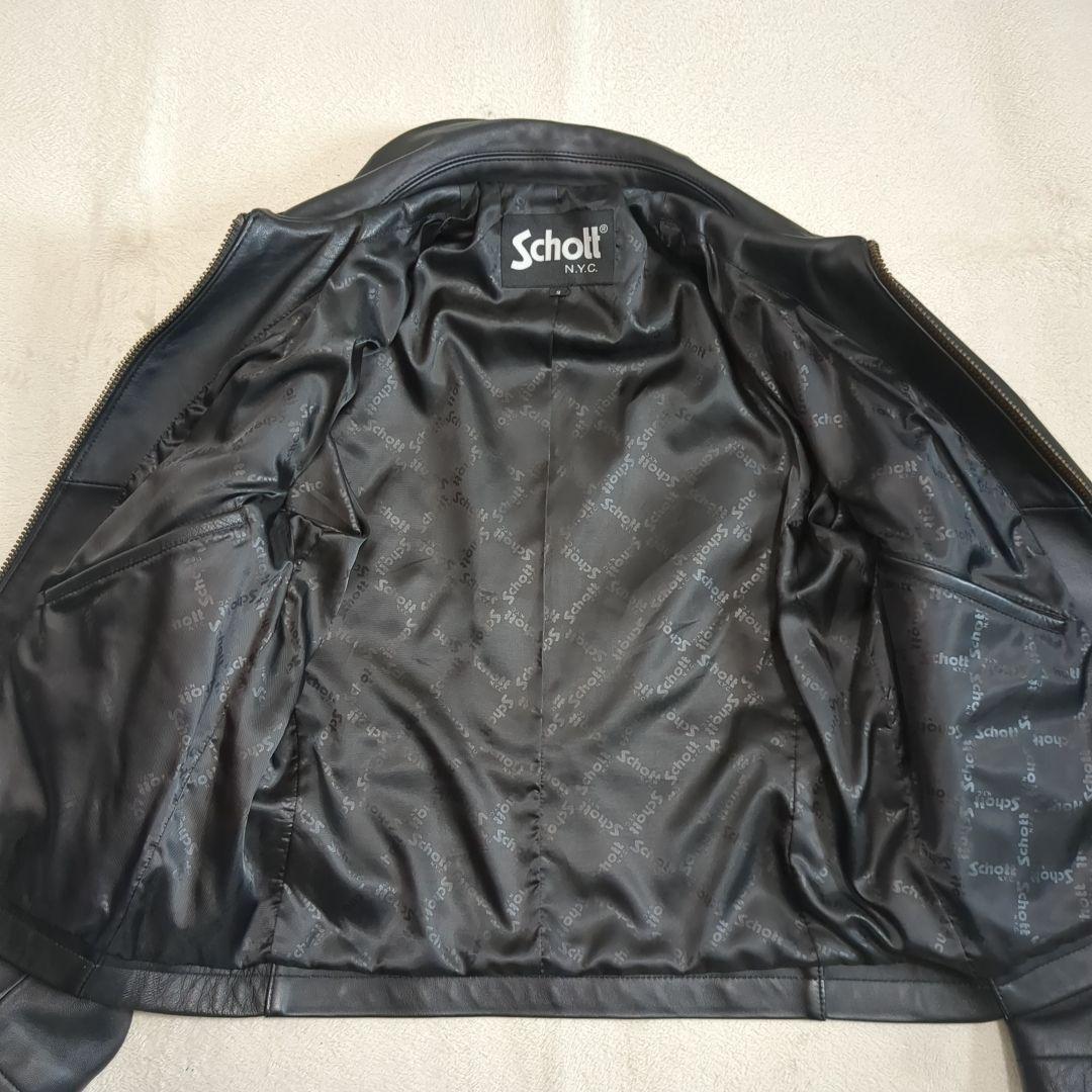 SCHOTT スポーツレザージャケット 羊革 Sサイズ 【ショット トラッカージャケット】