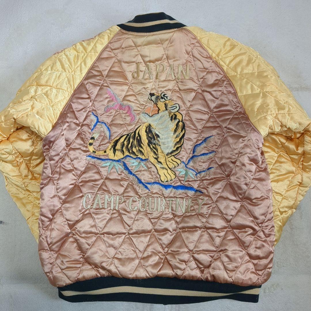 テーラー東洋 別珍 スカジャン USMC 虎 Lサイズ 【東洋エンタープライズ スーベニアジャケット】