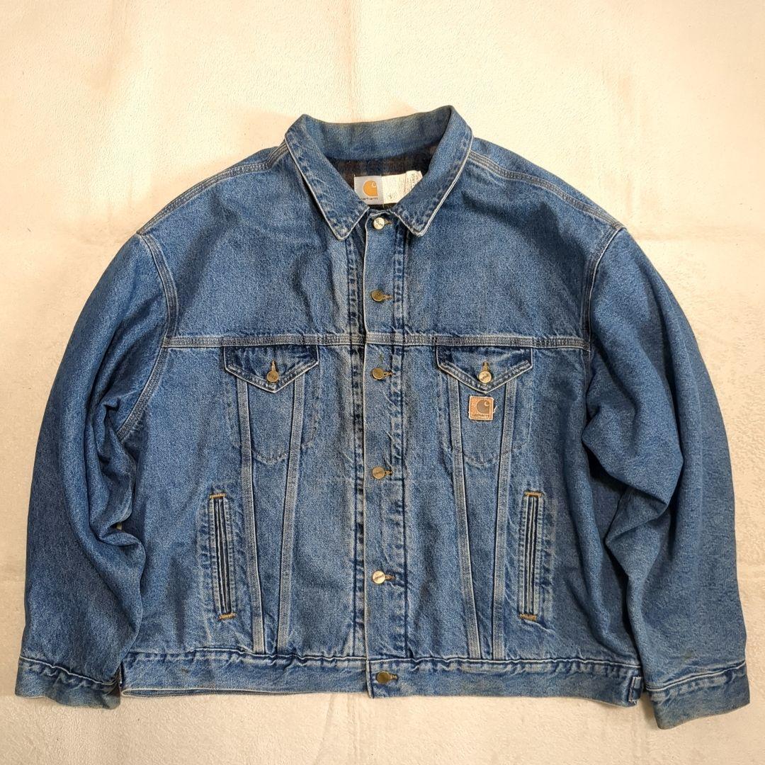 Carhartt ワークジャケット デニム 3XLサイズ 【カーハート トラッカージャケット】