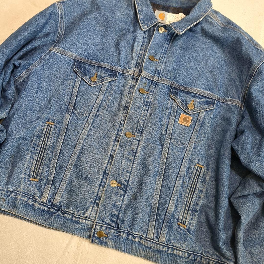 Carhartt ワークジャケット デニム 3XLサイズ 【カーハート トラッカージャケット】