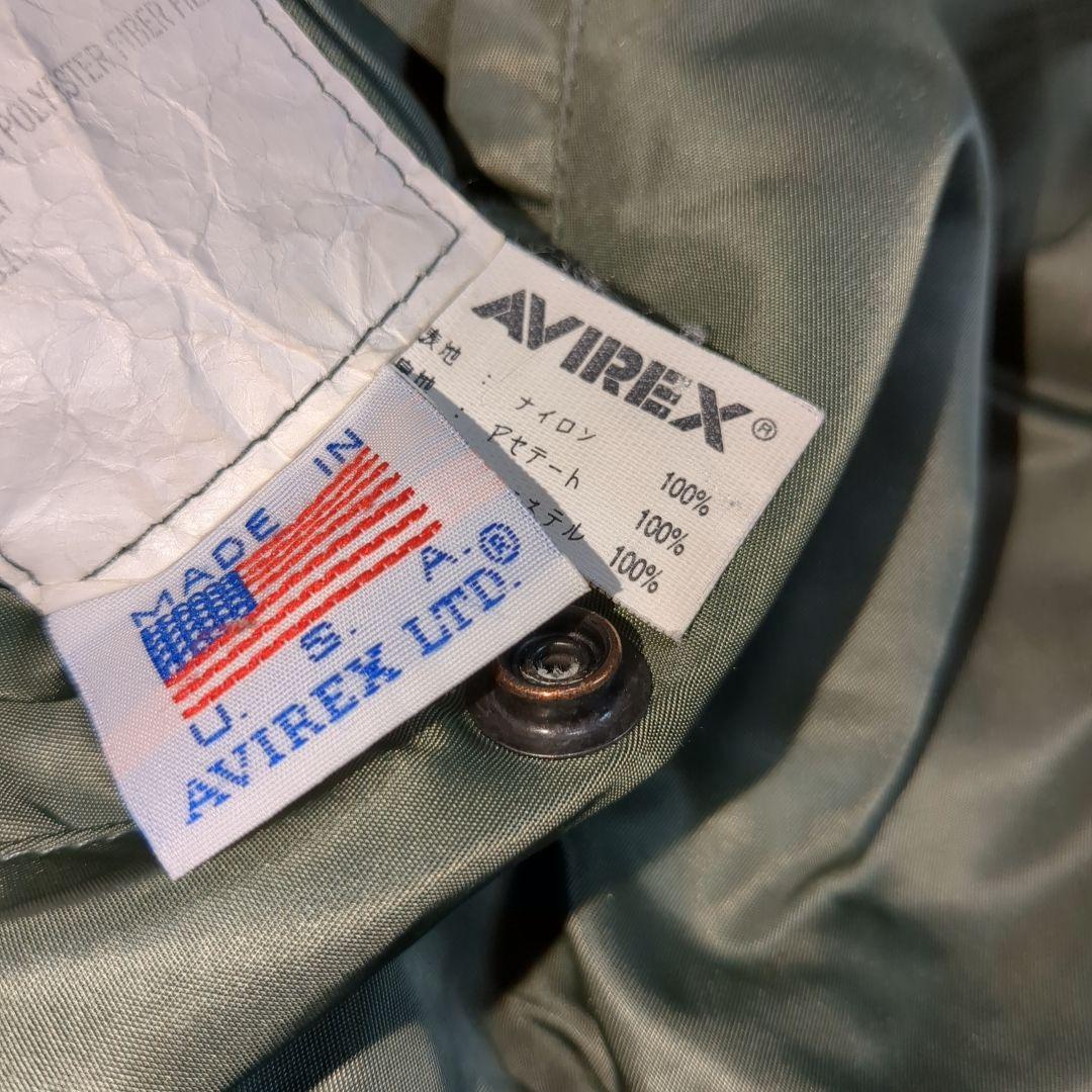 AVIREX MA-1 フライトジャケット Mサイズ ナイロン 【アヴィレックス USA製】
