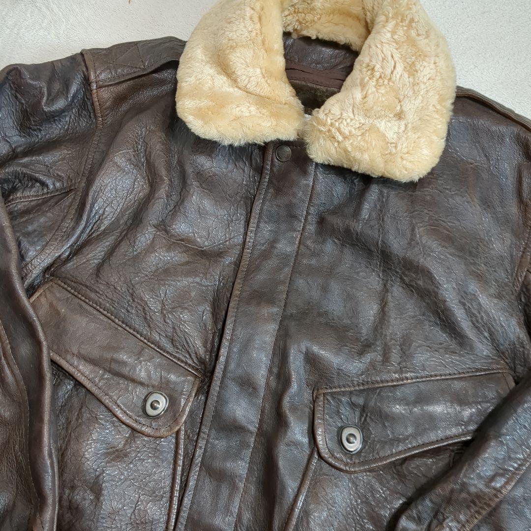 Harley Davidson G-1 フライトジャケット 38サイズ 山羊革 90's【ハーレーダビッドソン レザージャケット】