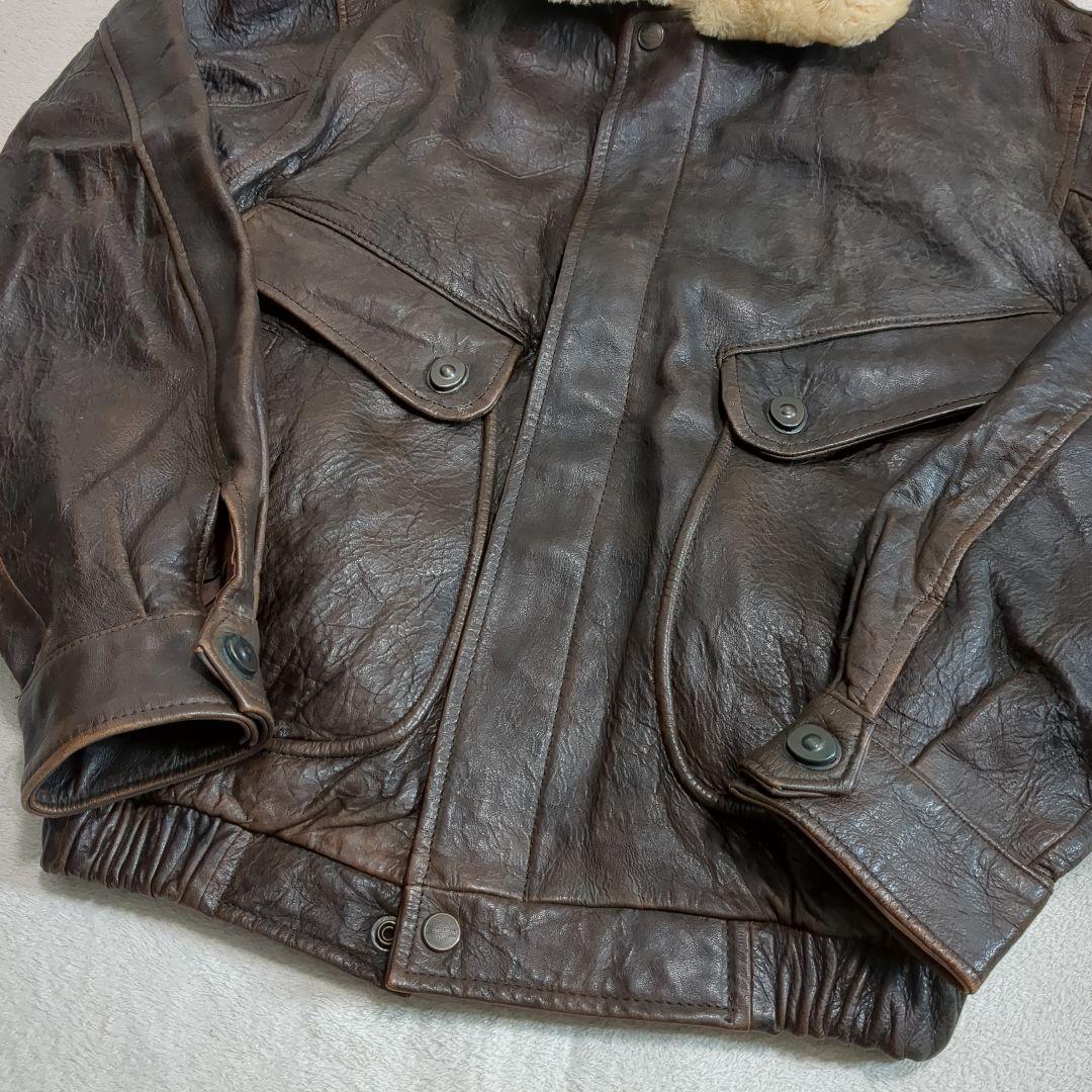 Harley Davidson G-1 フライトジャケット 38サイズ 山羊革 90's【ハーレーダビッドソン レザージャケット】