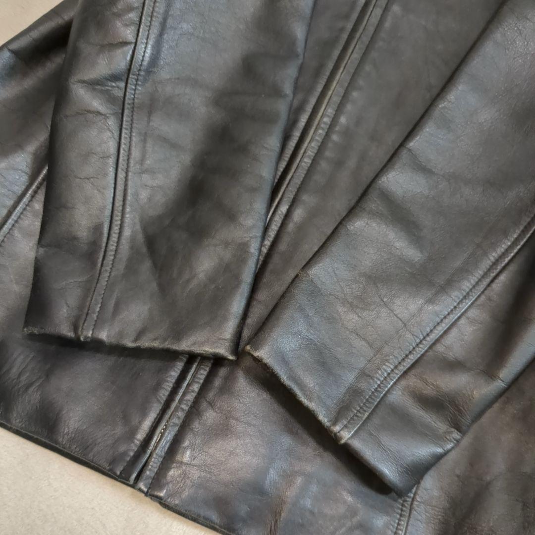 OLD GAP レザートラックジャケット 牛革 Mサイズ 【ギャップ レザージャケット】
