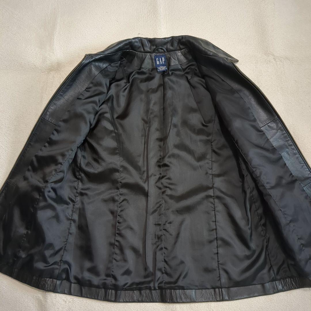 OLD GAP レザートラックジャケット 牛革 Mサイズ 【ギャップ レザージャケット】