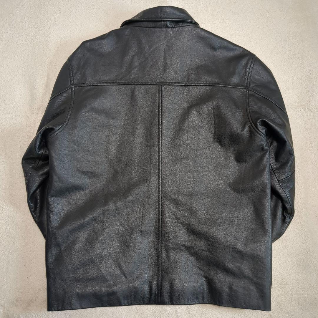 OLD GAP レザー トラックジャケット 牛革 XXLサイズ 【ギャップ レザージャケット】